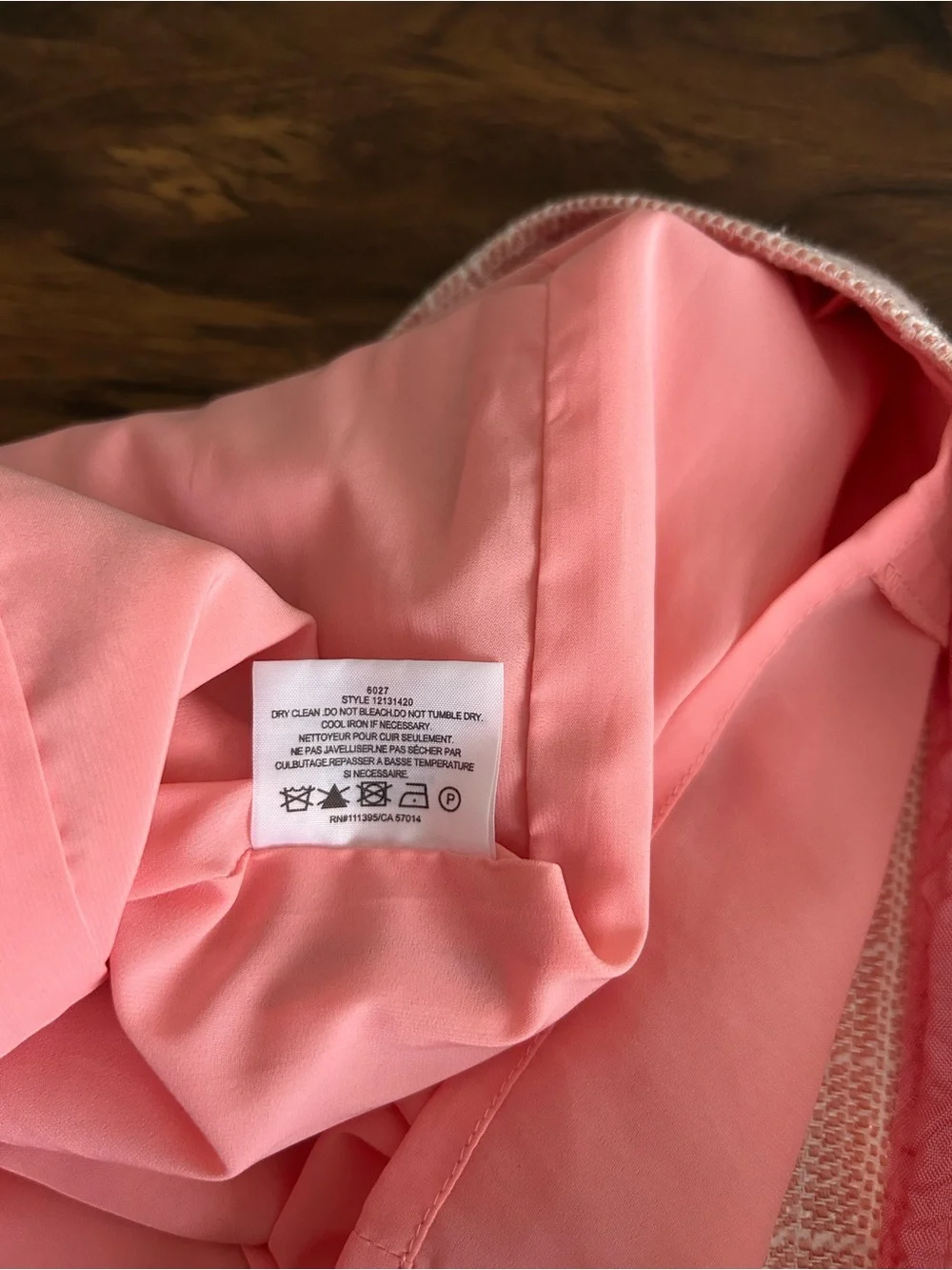 Tory Burch Pink Tweed Sheath Dress.Size 6